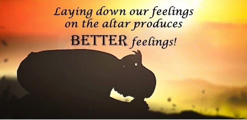 You are currently viewing Laying Down Our Feelings Produces BETTER Feelings