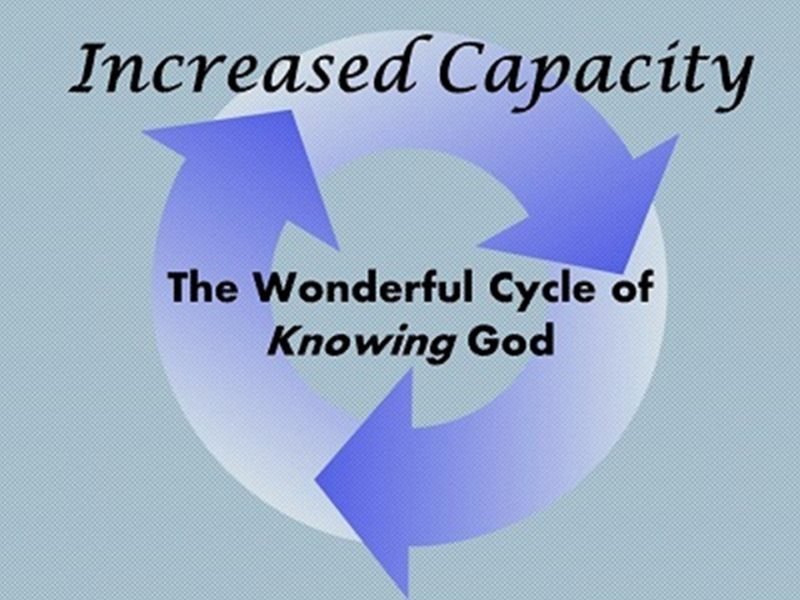 Read more about the article Increased Capacity: The Wonderful Cycle of Knowing God