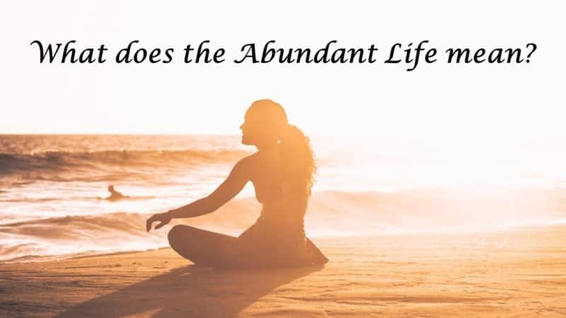 Abundant life meaning