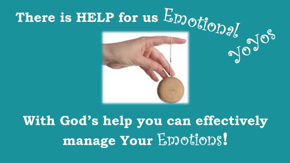 You are currently viewing Help For Us Emotional Yoyos: 7 Keys to Effectively Manage Your Emotions