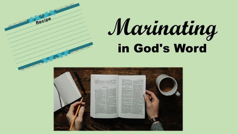 Read more about the article Recipe for Marinating in God’s Word