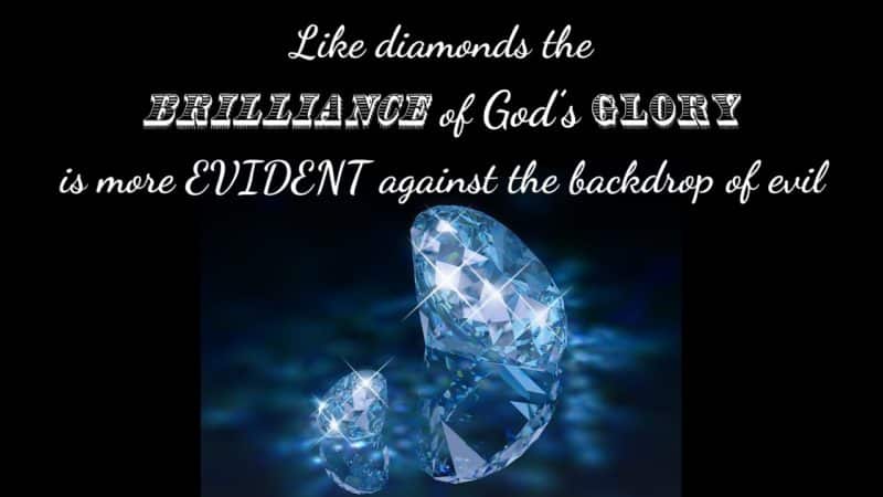 brilliance of diamonds reflected against black backdrop